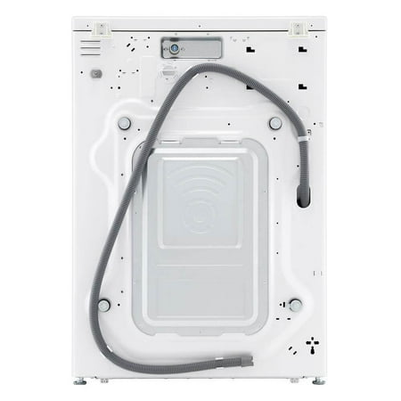 LG - 4.5 Cu. Ft. High-Efficiency Stackable Smart Front Load Washer with Steam and 6Motion Technology - White