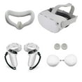 thumbnail image 1 of Quest 2 VR Accessories: Durable White Silicone Case Set for Maximum Safety, 1 of 5