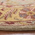 thumbnail image 3 of Safavieh Heritage Carrick Oriental Area Rug, Gray/Gold, 3'6" x 3'6" Round, 3 of 11