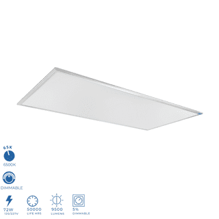 2x4 Back Lit LED Flat Panel - Selectable Wattage & CCT - 30W/40W/50W, 4,200  - 6,750 Lumens