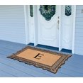 thumbnail image 2 of A1HC Natural Rubber & Coir 24x36 Monogrammed Doormat For Front Door, Anti-Shed Treated Durable Doormat for Outdoor Entrance, Heavy Duty, Low Profile, Easy to Clean, Long Lasting Front Porch Entry Rug, 2 of 7