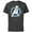Charcoal, variant on Marvel Avengers: Endgame Logo Silver Speed - Short Sleeve Cotton T-Shirt for Adults - Customized-Natural