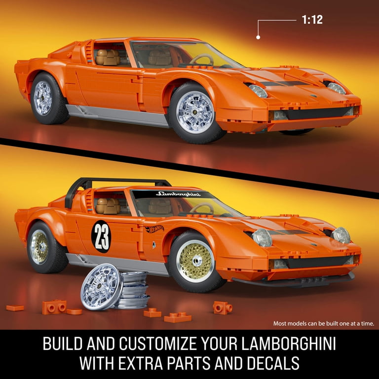 ミニカー PMA Lamborghini Miura Mattel Brick Shop Hot Wheels '71 Lamborghini Miura P400 SV