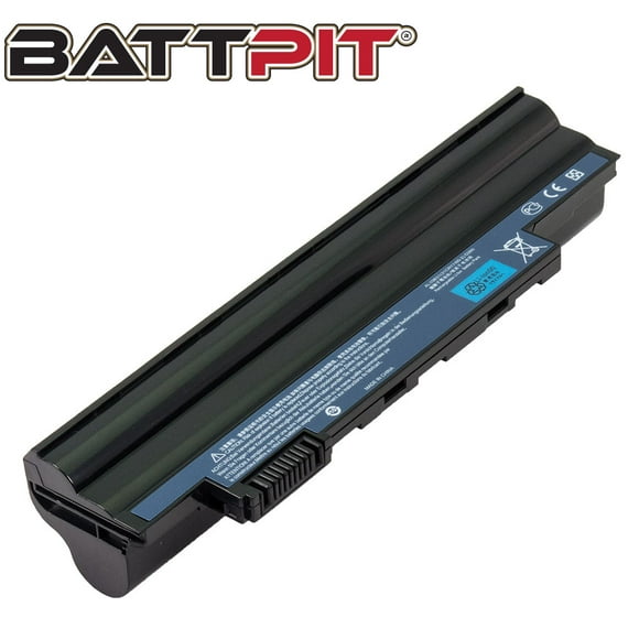 BattPit: Remplacement de la Batterie d'Ordinateur Portable pour Acer Aspire un D255-2670, AK.003BT.071, AL10B31, AL10G31, BT.00603.121, LC.BTP00.129 (11.1V 4400mAh 49Wh)