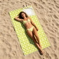 thumbnail image 5 of EBCUE Thin Beach Towel with Handle 2-In-1 Portable Lightweight Soft Cotton Large Sand Free Sandproof Absorbent Quick Dry Towels Cloud Bath Pool Travel Compact Essentials Accessories for Adult Gifts, 5 of 7