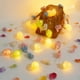 thumbnail image 4 of Cuerda de luces de hadas de conejo y huevo de Pascua | 20 miniaturas acrílicas LED blanca cálida | 2 m Flexible Resistente a Pilas IP44 | Decoración del jardín para fiestas de primavera |, 4 of 6