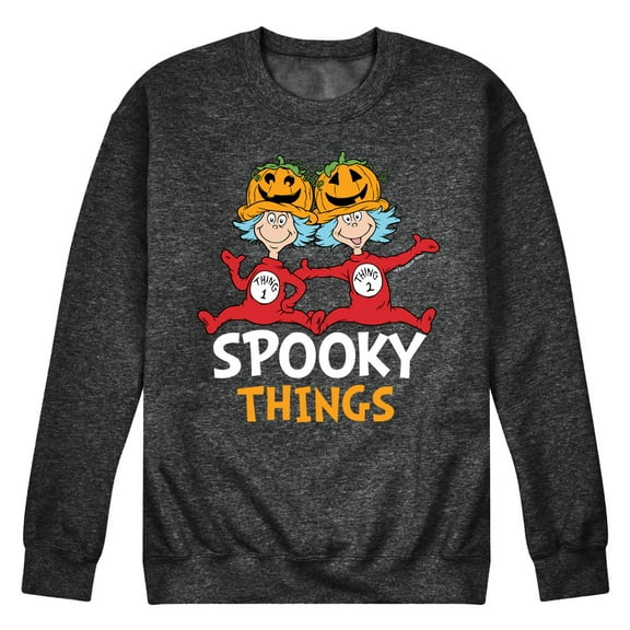 Dr. Seuss - Spooky Things - Men's Crew Neck Fleece Pullover