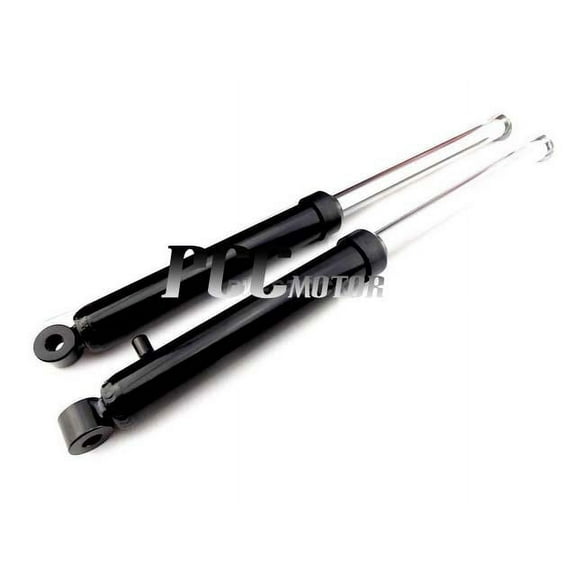 FOR YAMAHA PW50 PW 50 BLACK FRONT FORKS SHOCKS SUSPENSION SET ASSEMBLY FK03K