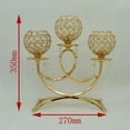 thumbnail image 4 of Soporte moderno de mosaico Yuyangstore Candelabro de candelita de cristal, 4 of 7