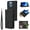 Black, variant on iPhone 13 Pro Max Wallet Case, Soft Leather Zipper Magnetic Buckle Horizontal Flip Cover with 5 Card Slots, Black
