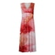 thumbnail image 3 of WILLBEST Vestidos de Algodon para Mujer, Vestidos Cómodos, Vestido de Trabajo sin Mangas, Manga Corta, Estampado, Cuello En V, Vestido de Moda para Mujer, Vestido Largo Mediana​​, 3 of 3