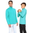 thumbnail image 2 of STRETCH IS COMFORT Oh So Soft Boy's Long Sleeve Poly Spandex Turtleneck| Size  2T- 16, 2 of 6