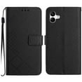 thumbnail image 2 of For Samsung A04E Wallet Case with RFID Blocking Card Slots Holder Premium PU Leather Magnetic Kickstand Shockproof Wrist Strap Removable Flip Protective Cover For Samsung Galaxy A04E, Black, 2 of 9
