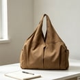 thumbnail image 6 of Large Capacity Nylon Gym Bag - Multi-Pocket Travel & Commute Bag for Fitness, Casual Use - Comfortable Adjustable Shoulder Strap - Versatile & Stylish for Men & Women Khaki, 6 of 8