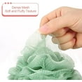 thumbnail image 3 of Loofah Sponge Pack of 4, Deep Cleansing Body Scrubber for Shower, Exfoliating Bath Sponge with Handle for Women and Men (001, 50g), 3 of 4