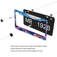 thumbnail image 5 of Watercolor Western Desert License Plate Frames for Women Men Car Plate Holder Cover Metal Tag Aluminum Car Accessories Front Rear Plate Decor, 5 of 6