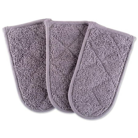 

Gray Terry Pan Handle Set of 3