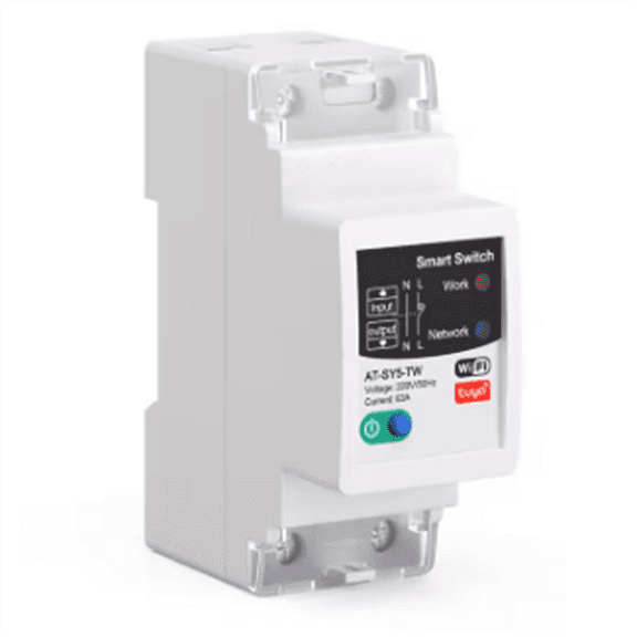 Tuya Smart Circuit Breaker 2P 63A Remote Control of Home Appliances with Mobile Phone By Smart Life APP CNMIBO