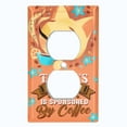 thumbnail image 2 of Metal Light Switch Plate Cover Coffee Bean Good Mood COF006, 2 of 13