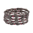 thumbnail image 3 of Efulgenz Tribal Antique Oxidized Indian Jewelry Bracelet Bangle Set for Women Girls (4 pc), 3 of 4