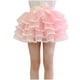 thumbnail image 5 of Falda de niña de color liso de malla con cintura elástica y lazo para deportes de ocio, falda de poliéster para niña, 5 of 5