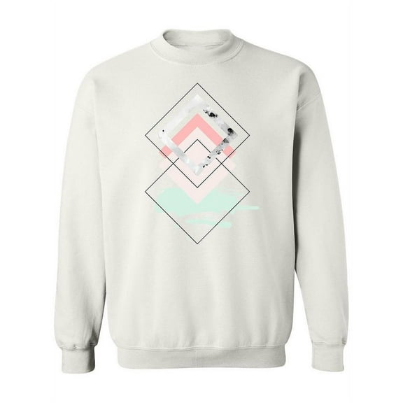 Geometric Design Sweatshirt Women -Image by Shutterstock, Female 3X-Large
