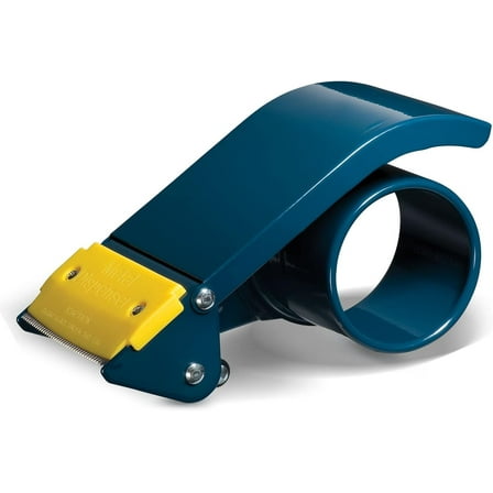 Excell 3" Wide Handheld Tape Dispenser with Durable Metal Construction, for Packaging, Transportation, Moving and Box Sealing Carton