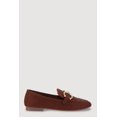 thumbnail image 2 of Women's Faux Suede Loafers with Metallic Pendant, 2 of 3
