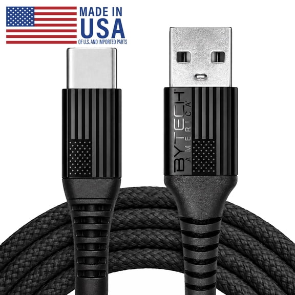 Bytech 6' USB-A to USB-C Cable, White