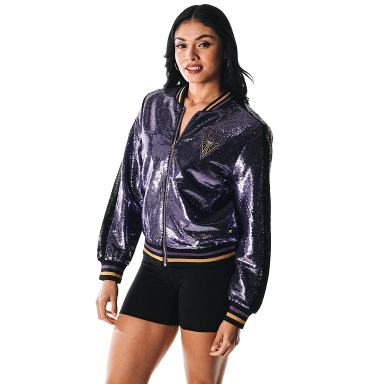 Women's The Wild Collective Violet Golden State Valkyries Sequin