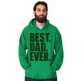 thumbnail image 3 of Cool Father's Day Best Dad Ever Hoodie Hooded Sweatshirt Men Brisco Brands S, 3 of 6