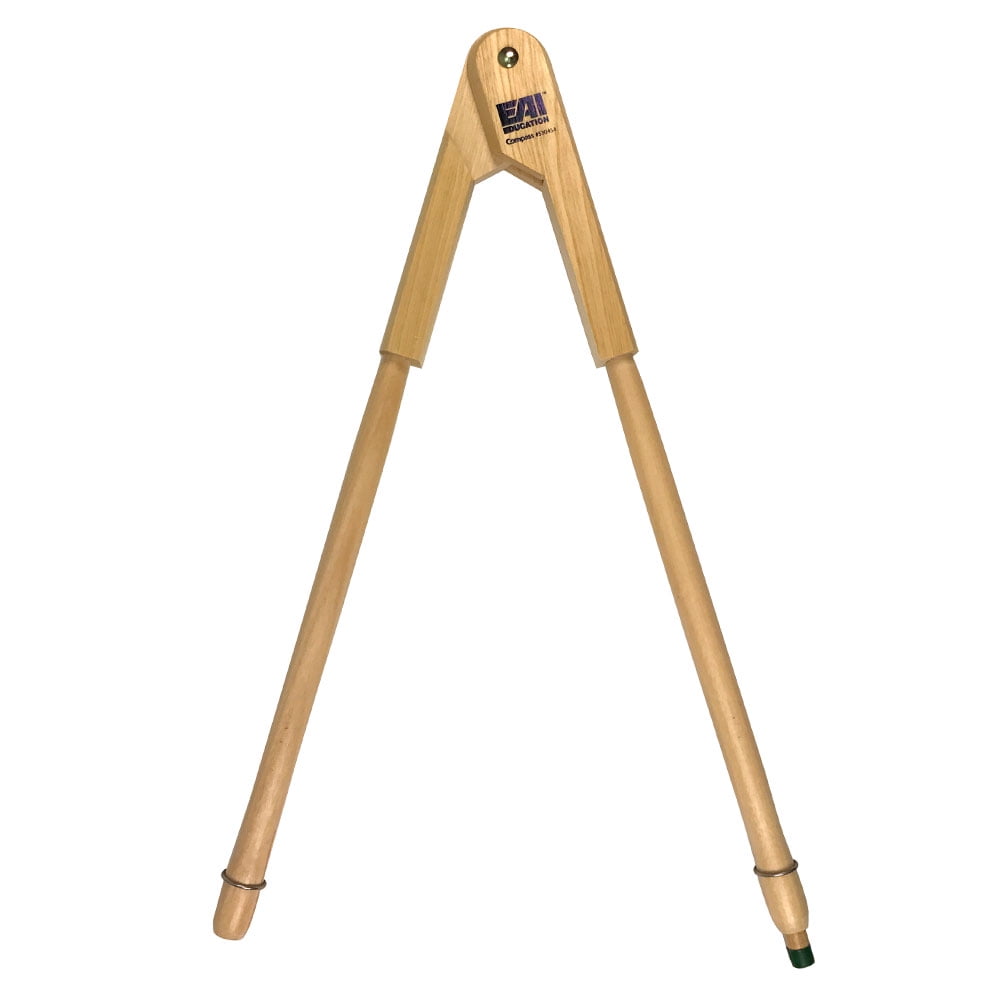 EAI Education Wooden Chalkboard Accessories 17" Compass