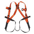thumbnail image 2 of Arnés de escalada ajustable de poliéster de alta resistencia, cinturón de seguridad de cuerpo completo para trabajo aéreo de escalada en roca al aire libre, 2 of 5