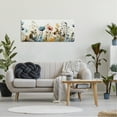 thumbnail image 3 of Stupell Industries Earth Tones Garden Blooms Botanical & Floral Painting Gallery Wrapped Canvas Art Print Wall Art, 48 x 20, 3 of 8