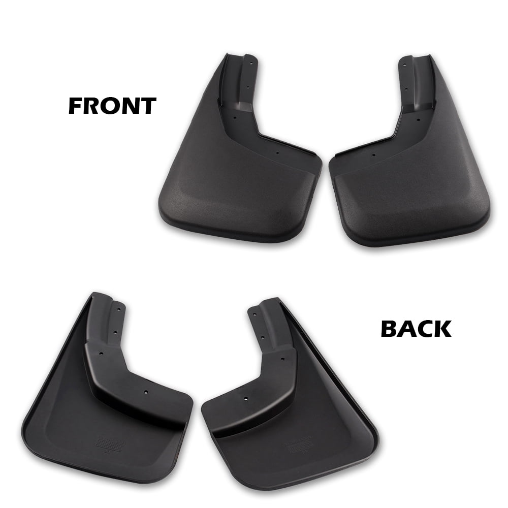 PIT66 Splash Guard Mud Flaps Fender Mudguards, Fit for 2014-2018 Silverado 1500/2015-2018 Silverado 2500 3500