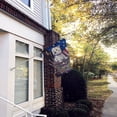 thumbnail image 2 of Westie Little Drummer Boy USA Flag Canvas House Size, 2 of 4