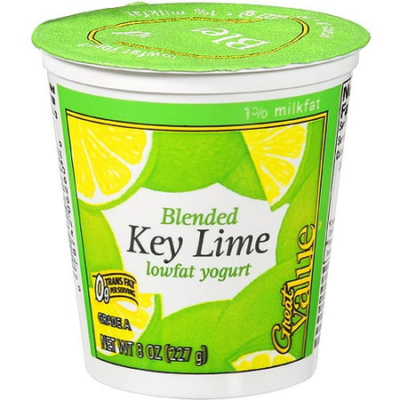 Key Lime Lowfat Yogurt, 8 oz
