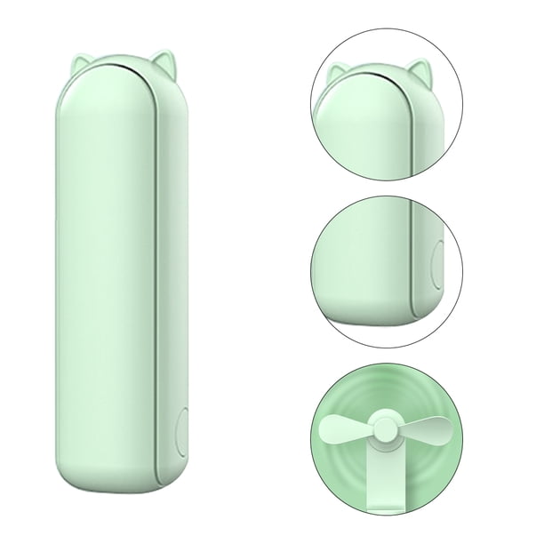 Banco de carga pequeño ventilador plegable Mini ventilador de mano silencioso con función de banco de energía Ndcxsfigh Libre de BPA
