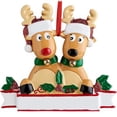 thumbnail image 2 of Animal árbol de Navidad adorno colgante lindo chimenea pared Navidad Oficina sala de estar decoración del hogar colgante decorativo 2 animales Speravity HA009187-01, 2 of 6