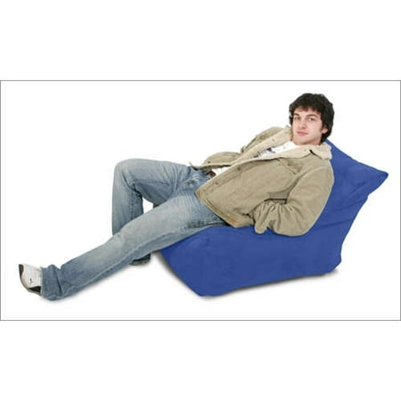Comfort Research Integra Cotton Twill Bean Bag Lounge Chair in Blue