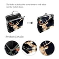 thumbnail image 3 of Elk Deer Stylish Coin Purse Made of 0.7 Microfiber Zinc Alloy Jaws, 4.3x4.7 in/11x12 Cm, Durable and Chic Way to Carry Your Essentials, 3 of 7