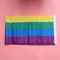 thumbnail image 4 of 90x150cm Bandera colorida del arco iris Bandera de tela de poliéster Bandera LGBT para homosexuales Gay Lesbianas, 4 of 5