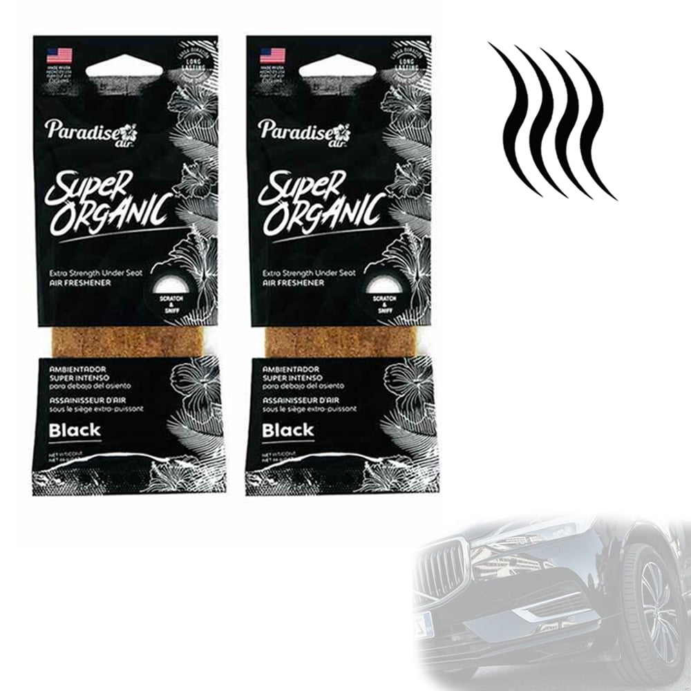 2 Pc Black Scent Car Air Freshener Block Stone Under Seat Office Home Fragrance