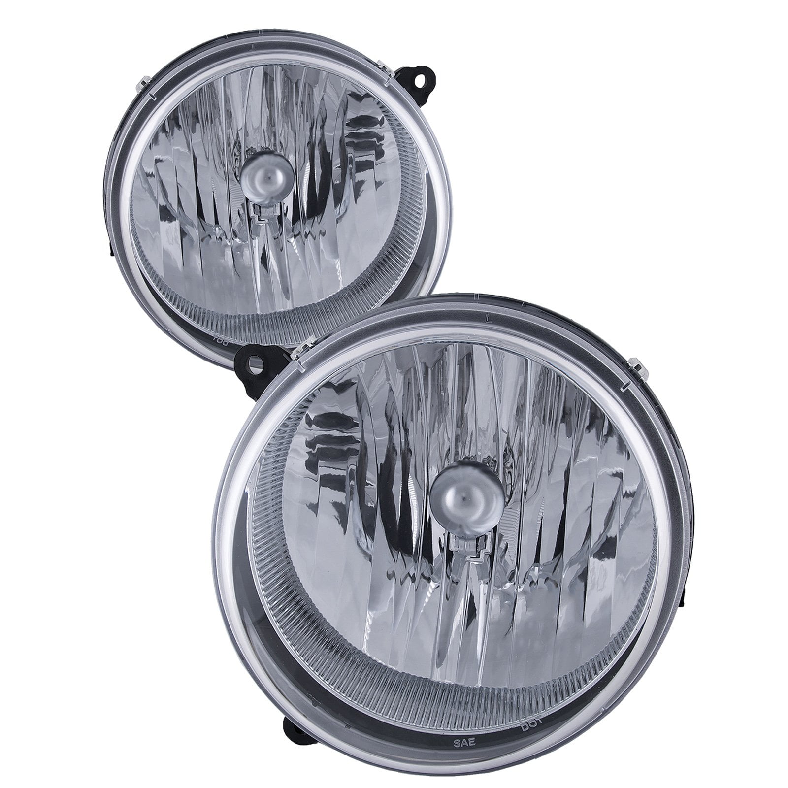 2005-2007 Jeep Liberty New Halogen Headlights Set Driver  
