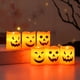 thumbnail image 3 of Velas sin llama, velas LED con flash y pilas, como velas decorativas para fiestas de otoño, 3 of 7