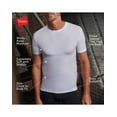 thumbnail image 2 of Hanes Perfect Flex Men's Tee, White Crewneck Undershirt, 1-Pack S, 2 of 9