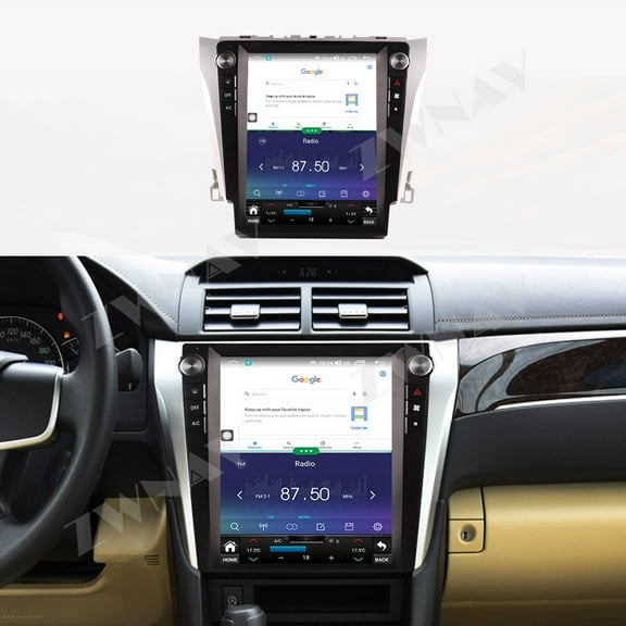 ZWNAV 12.1 inch Car Radio for Toyota Camry 2012-2017 Android Auto GPS Navigation Multimedia Stereo Receiver Head Unit Offline Maps