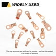 thumbnail image 5 of 4 Pcs 3/8" Stud 8AWG Battery Cable End with 4pcs 3:1 Heat Shrink, Gold, 5 of 6