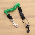 thumbnail image 3 of EeaseCA Elastic Paddle Leash Fishing Rod Safety Cord Tether Hook for Kayak Canoe Inflatable Boat Extended to 155CM (Green), 3 of 7