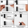 thumbnail image 5 of 2 Rolls Self-Fusing Silicone Tapes, 1 inch x 10ft Self Sealing Fusing Silicone Tape Waterproof Hose Repair Tape Pipe Repair Tape Rescue Tape for Hose/Pipe Leaks Emergency Repair (White), 5 of 7